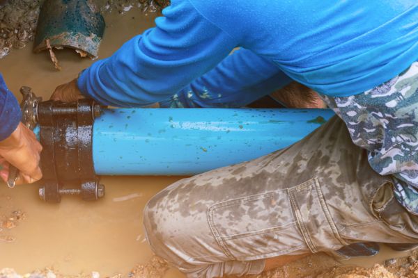 Underground Water Line Repair in Wexford